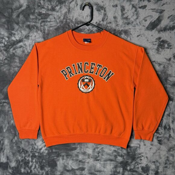 Vintage Y2K Ivy League Princeton University Sweatshirt MV Sports Size Medium - Picture 1 of 7